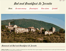 Tablet Screenshot of bed-and-breakfast-le-torrette.com